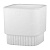 Горшок Бостон квадрат VipSet 2,7л d15,3 белый с дренажной системой (уп.10)