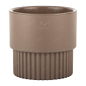 Горшок Бостон цилиндр VipSet 4,5л d19,3 шоколад с дренажной системой (уп.6)