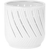 Кашпо для орхидей Fleurs 2л Белый со вставкой (уп.12)