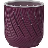 Кашпо для орхидей Fleurs 2л Пурпурный со вставкой (уп.12)