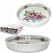 Блюдо для выпечки (бэлишница) круглое d33 Нежность (уп.8)