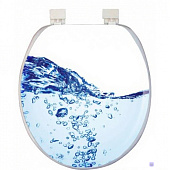 Сиденье для унитаза мягкое Вода (уп.16)