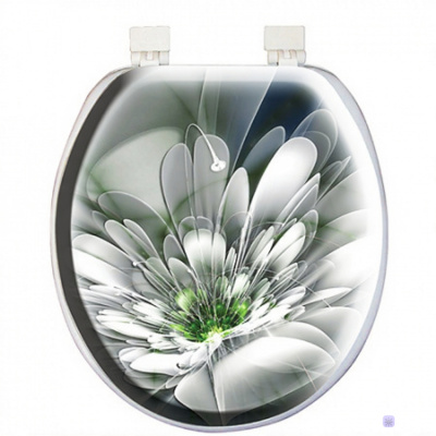 Сиденье для унитаза мягкое Цветок (уп.16)
