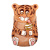 Кашпо Тигр с мороженым 1л d13см h22см