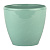 Горшок Деко Твин 1,5л 14*14*12,5 нефрит с дренажной системой (уп.36)