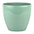Горшок Деко Твин 4л 20*20*17,5 нефрит с дренажной системой (уп.20)