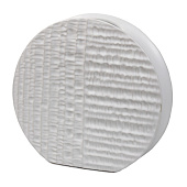 Ваза для цветов 25,5см керамика, белый (уп.12)