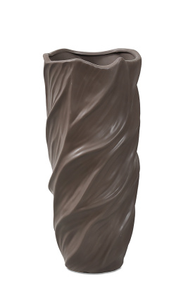 Ваза для цветов 33см керамика, серый (уп.9)