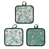 Прихватка Мосс цветы 17х17см 100% полиэстер, 3 дизайна