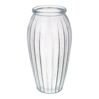 Ваза для цветов 8х10х26см стекло