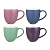 Кружка 370мл Пастель, фарфор, 4 цвета