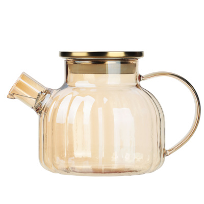 Чайник заварочный 1л Кантри стекло, нержавеющая сталь