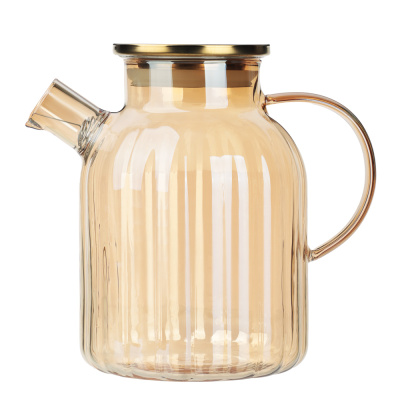 Чайник заварочный 1,8л Кантри стекло, нержавеющая сталь