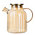 Чайник заварочный 1,8л Кантри стекло, нержавеющая сталь