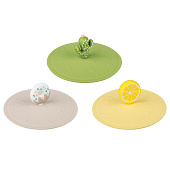 Крышка для кружки 10см силикон, 3 цвета