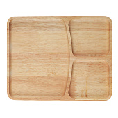 Менажница 25х20,5х1,5см, гевея