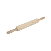 Скалка 42*5см деревянная c вращающимися ручками