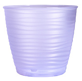 Горшок для орхидей Saffron 1,5л D146мм сиреневый транспарент с поддоном (уп.24)