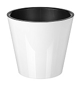 Горшок Rosemary 1,6л D160мм белый с дренажной вставкой (уп.16)