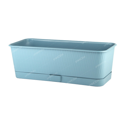 Балконный ящик Прованс 6л 400x170x130 ментоловый с поддоном (уп.10)