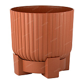 Горшок Торин 5,2л D20,5 терракот с поддоном (уп.4)