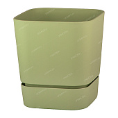 Горшок Гранд Квадрат 1,5л 12,5*12,5*12,5 папоротник с поддоном (уп.8)