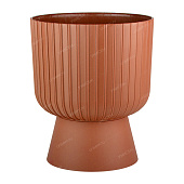 Горшок Бекер 8,6л D25 терракот с поддоном (уп.3)