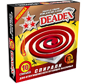 Спирали Deadex от комаров красные 10 шт (60 шт)