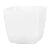 Горшок Vienna Orchid 1,5л квадратный, белый жемчуг с дренажной вставкой (уп.10)