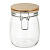 Банка для сыпучих продуктов 750мл 11x14,5см стекло, крышка бамбук