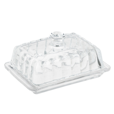 Масленка 16,5x11х8см стекло