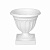 Горшок-вазон Олимпия 12л белый (уп.5)