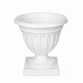 Горшок-вазон Олимпия 18л белый (уп.4)