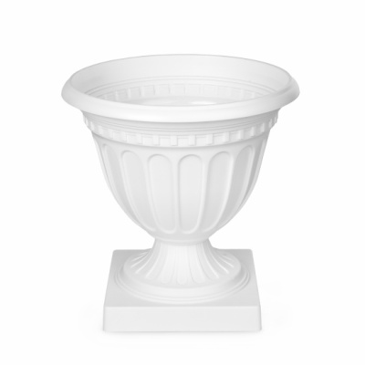 Горшок-вазон Олимпия 18л белый (уп.4)