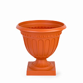 Горшок-вазон Олимпия 18л коричневый (уп.4)