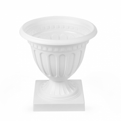 Горшок-вазон Олимпия 6л белый (уп.6)