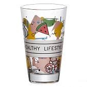 Стакан Хэлфи Лайфстайл 395мл без упаковки (уп.12)