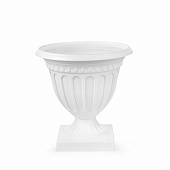 Горшок-вазон Олимпия 9л белый (уп.6)