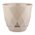 Горшок Лаурель 4,5л D220мм Бежевый с поддоном (уп.10)