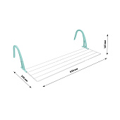 Сушилка для белья на батарею 3,1м 650х340х165мм (уп.10)
