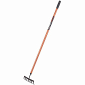 Грабли 7-зубые с дюралевым черенком KOPPER.TOOLS