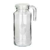 Кувшин Бейзик 1,3л с крышкой, без упаковки (уп.6)