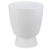 Кашпо ВЕЛЬВЕТ 3,7л D220мм Белый со вставкой (уп.8)