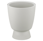 Кашпо ВЕЛЬВЕТ 3,7л D220мм Кремовый со вставкой (уп.8)