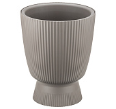 Кашпо ВЕЛЬВЕТ 3,7л D220мм французcкий серый со вставкой (уп.8)
