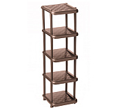 Стойка в прихожую 5 секций МАЛАЯ 307x310x837мм Коричневый (уп.4)