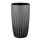 Горшок Сигма 27,3л d30 h53 антрацит с вкладкой 17л (уп.1)