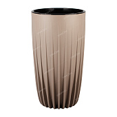 Горшок Сигма 27,3л d30 h53 фраппе с вкладкой 17л (уп.1)