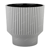 Горшок АРКАДА 16,2л d30 h30 Серый мусон с вкладкой (уп.1)