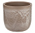 Кашпо МИКРИТ 3,7л D220мм бежевый слайн со вставкой (уп.8)